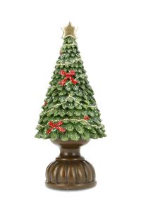 Grønt Glitter Juletre 