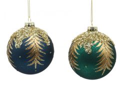 Peacock Glasskuler - 2Pk