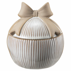 Julekule Krukke Beige